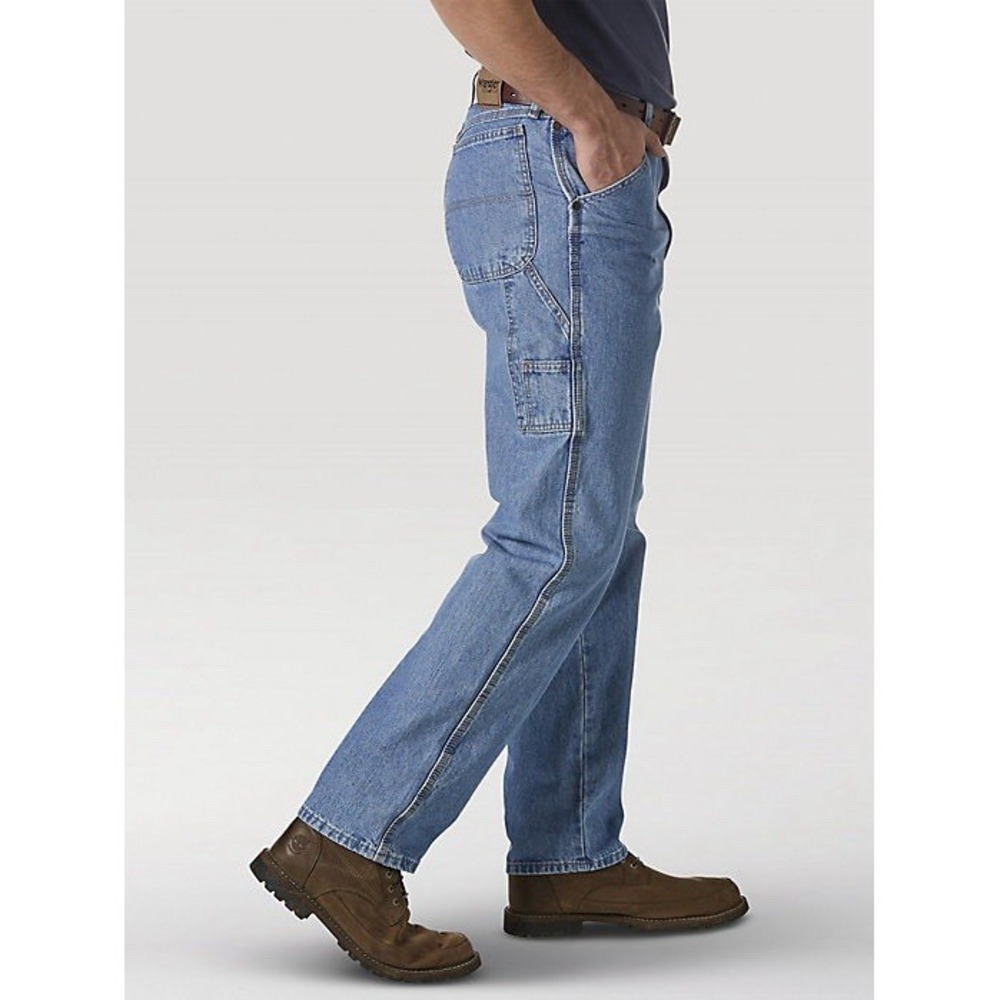 Wrangler Rugged Wear Carpenter Denim Mens Jeans 38x34 (Actual 36x32) - Picture 1 of 14
